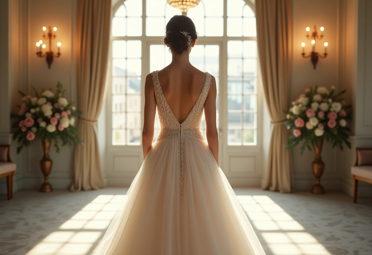 robe courte devant longue derrière tendance nuptiale